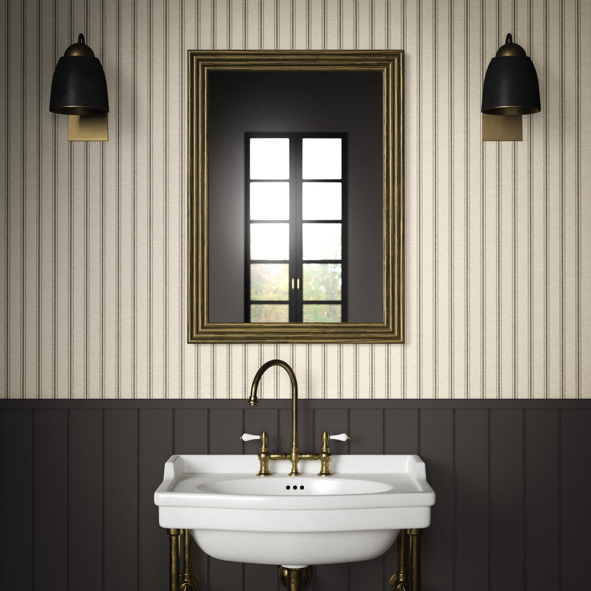 Aline Charcoal PWC100002.21.0 Wallpaper by The Pure Edit - Wallpapers To Go