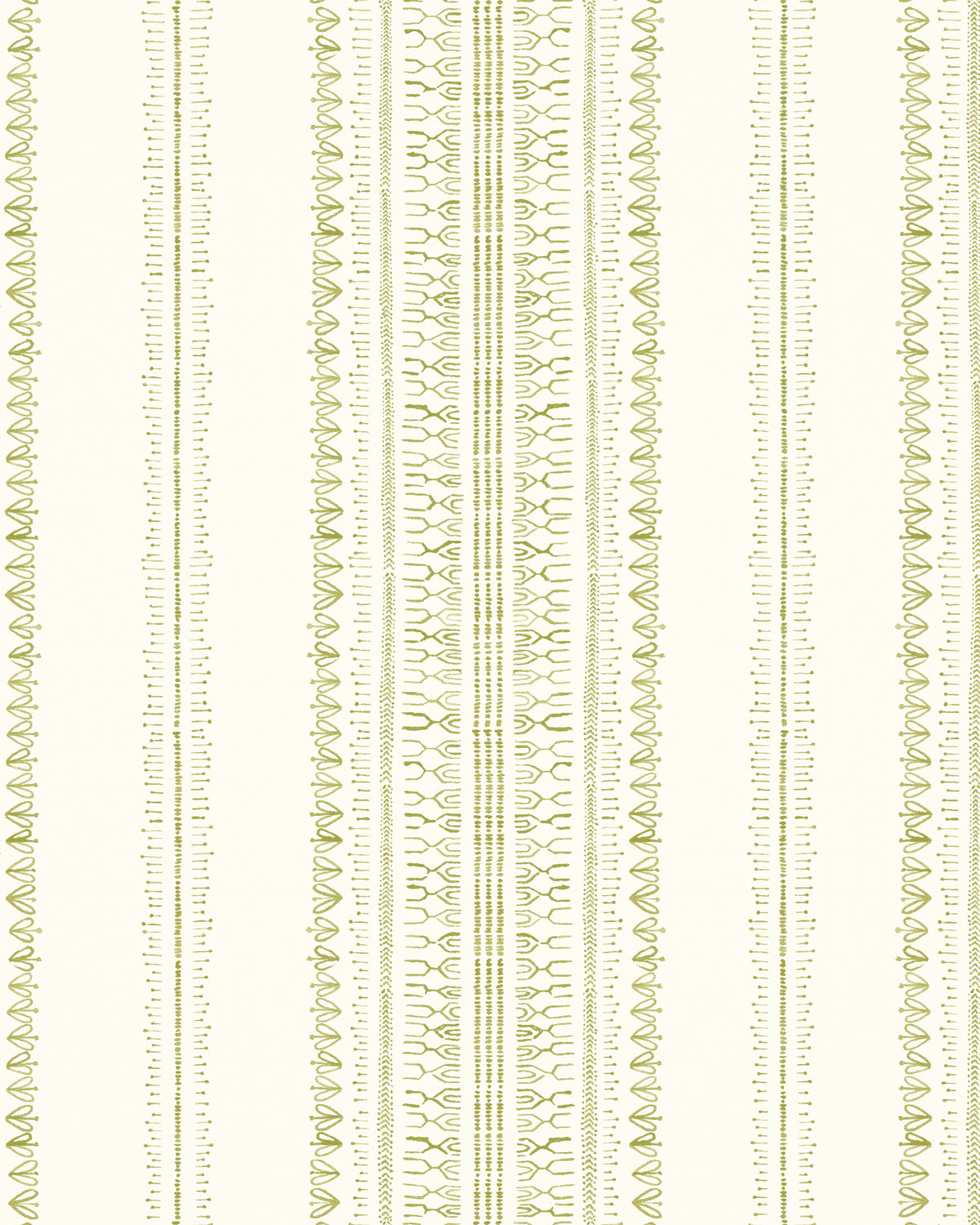 Bodo Stripe Wallpaper in Willow color - pattern number PWC100004.23.0 - by The Pure Edit in the Sustainable Wallcovering collection