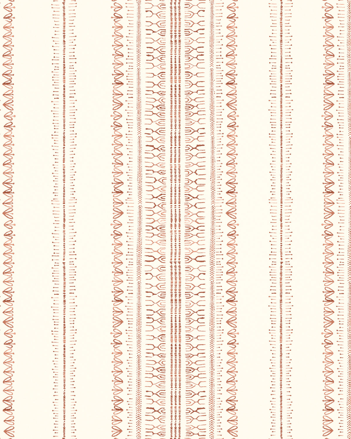 Bodo Stripe Wallpaper in Ginger color - pattern number PWC100004.924.0 - by The Pure Edit in the Sustainable Wallcovering collection