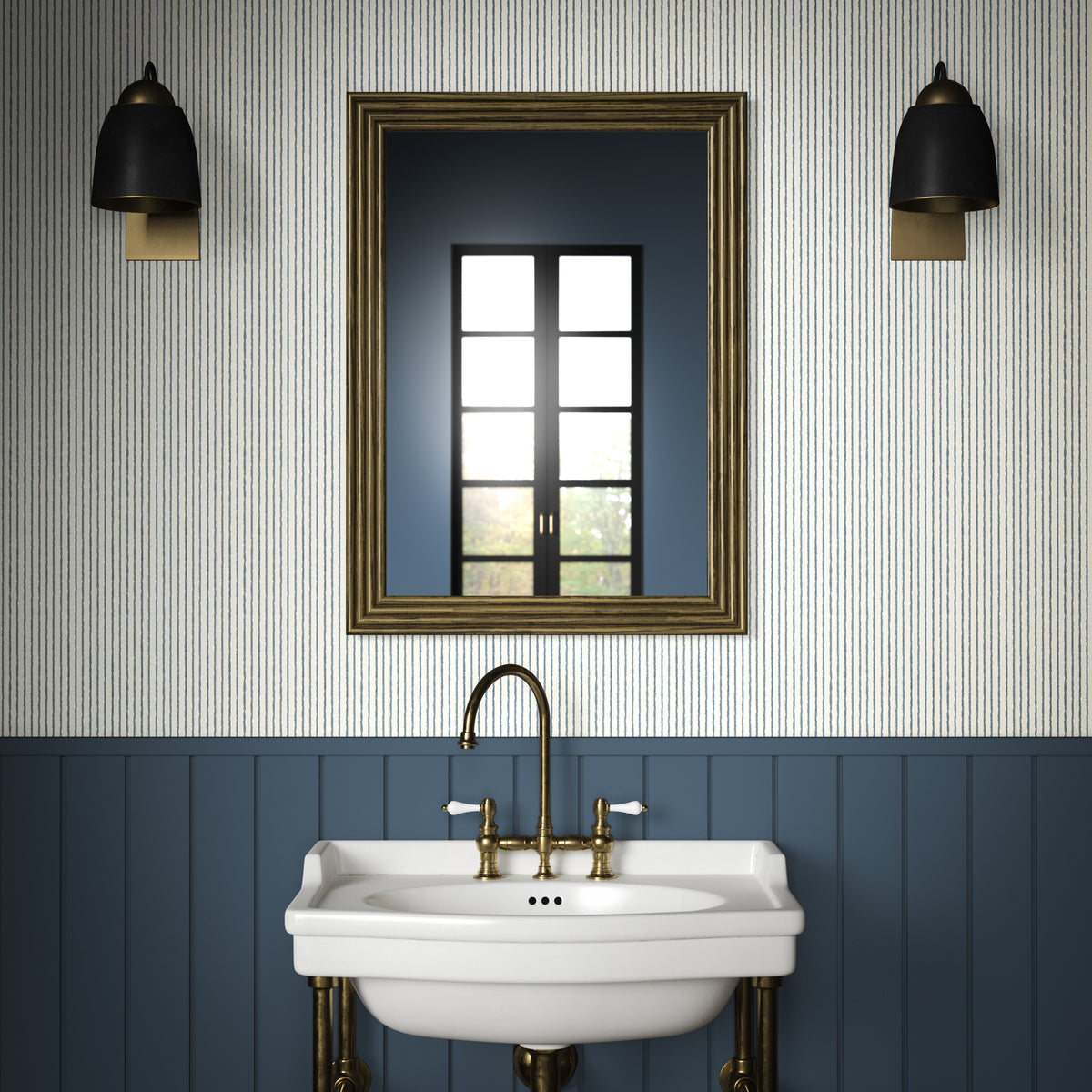 Cho Wallpaper in Ink color - pattern number PWC100005.5.0 - by The Pure Edit in the Sustainable Wallcovering collection