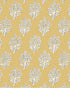 Dabu Wallpaper in Ochre color - pattern number PWC100006.4.0 - by The Pure Edit in the Sustainable Wallcovering collection