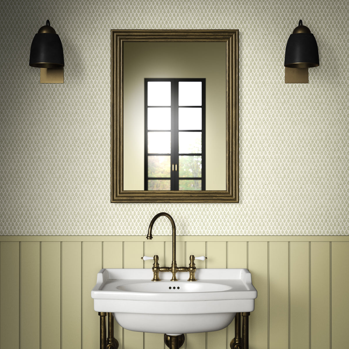 Folia Wallpaper in Sage color - pattern number PWC100007.30.0 - by The Pure Edit in the Sustainable Wallcovering collection