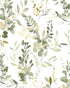 Harumi Wallpaper in Eucalyptus color - pattern number PWC100008.340.0 - by The Pure Edit in the Sustainable Wallcovering collection