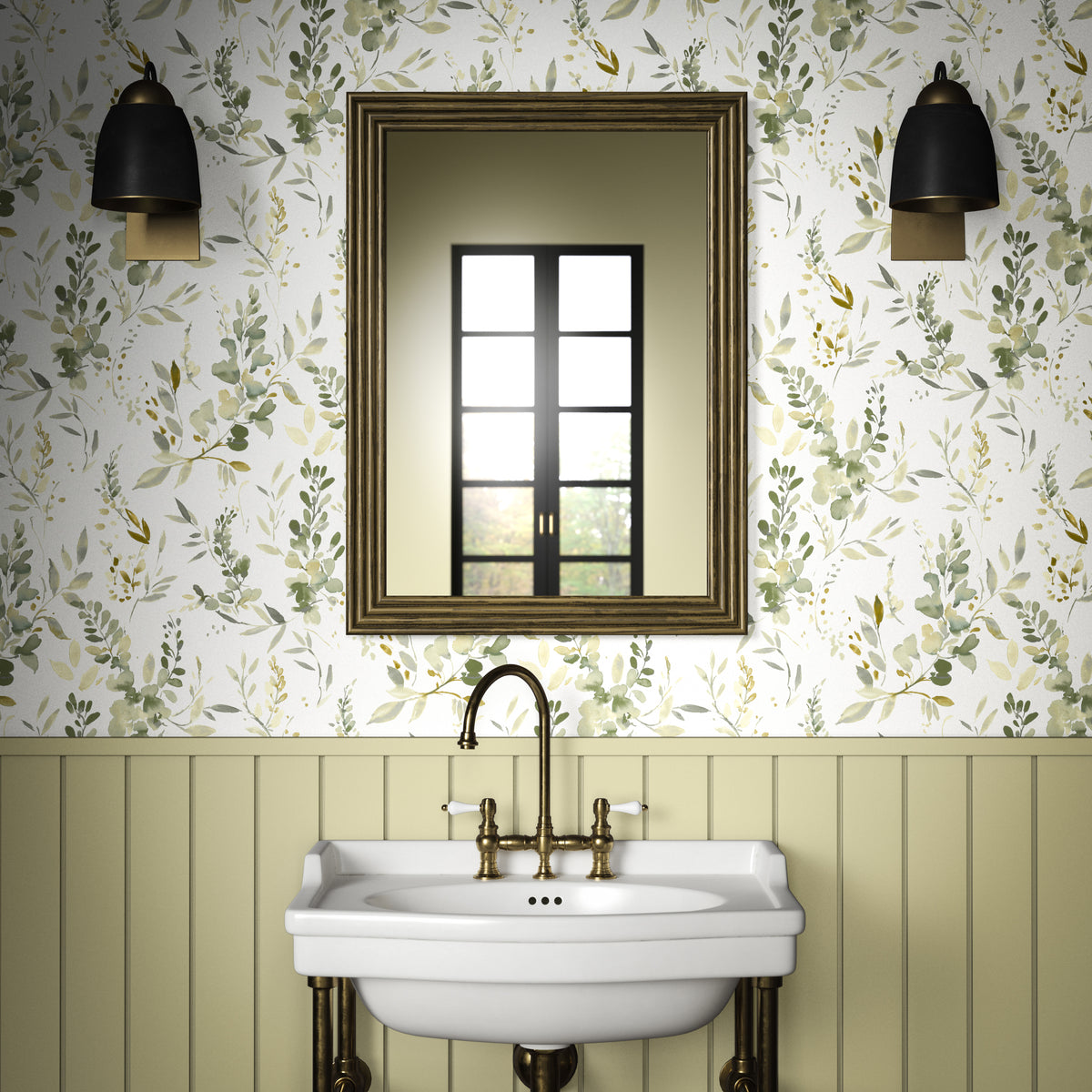 Shop Wallapper Harumi Eucalyptus PWC100008.340.0 Wallpaper by The Pure Edit ...