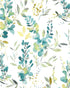 Harumi Wallpaper in Kingfisher color - pattern number PWC100008.354.0 - by The Pure Edit in the Sustainable Wallcovering collection