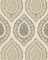 Indienne Wallpaper in Espresso color - pattern number PWC100011.816.0 - by The Pure Edit in the Sustainable Wallcovering collection