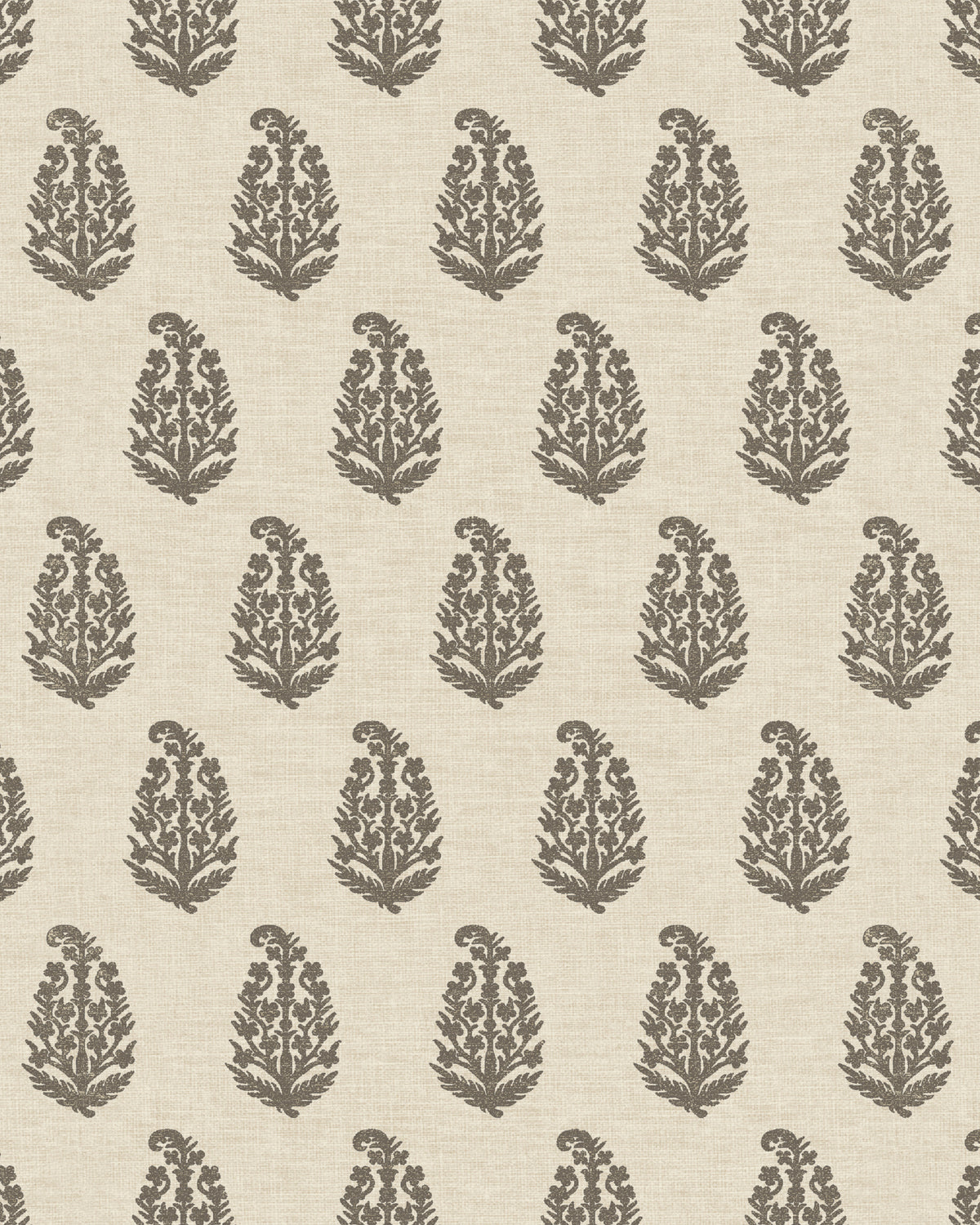 Indira Wallpaper in Charcoal color - pattern number PWC100012.21.0 - by The Pure Edit in the Sustainable Wallcovering collection