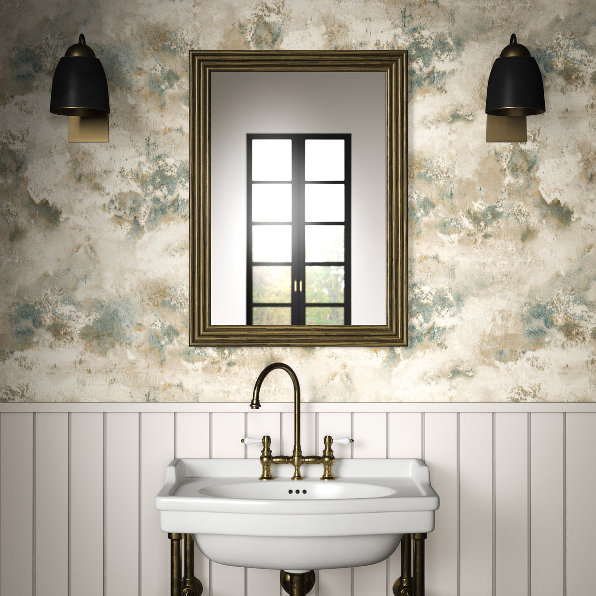 Makrana Wallpaper in Sea color - pattern number PWC100014.355.0 - by The Pure Edit in the Sustainable Wallcovering collection