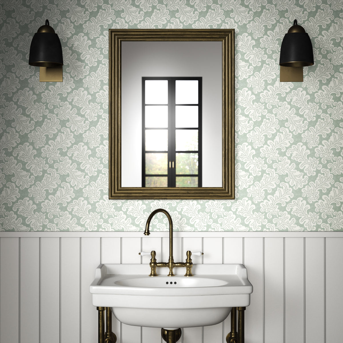 Odila Wallpaper in Mineral color - pattern number PWC100017.13.0 - by The Pure Edit in the Sustainable Wallcovering collection