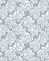 Odila Wallpaper in Denim color - pattern number PWC100017.5.0 - by The Pure Edit in the Sustainable Wallcovering collection