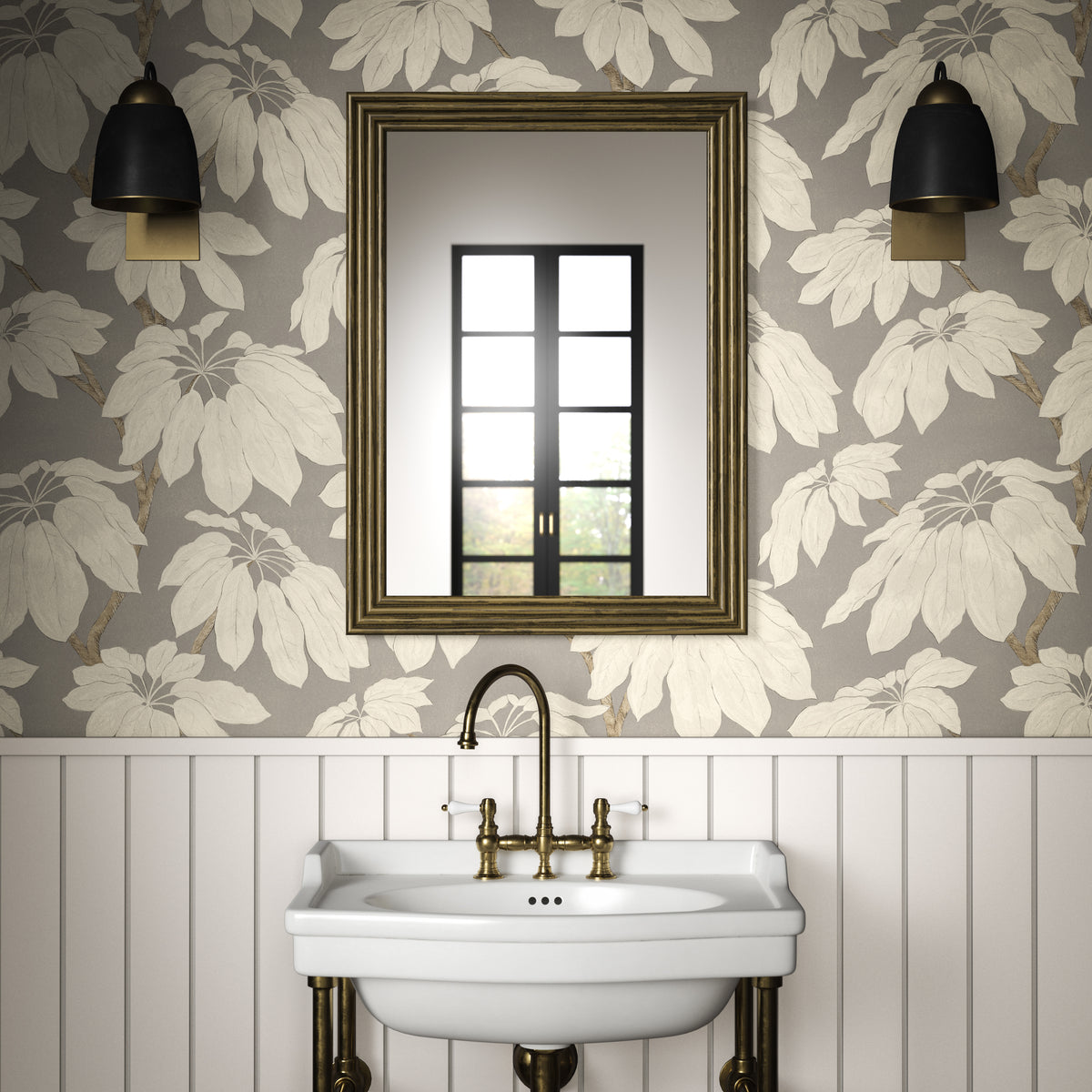 Pondicherry Wallpaper in Cloud color - pattern number PWC100019.1611.0 - by The Pure Edit in the Sustainable Wallcovering collection