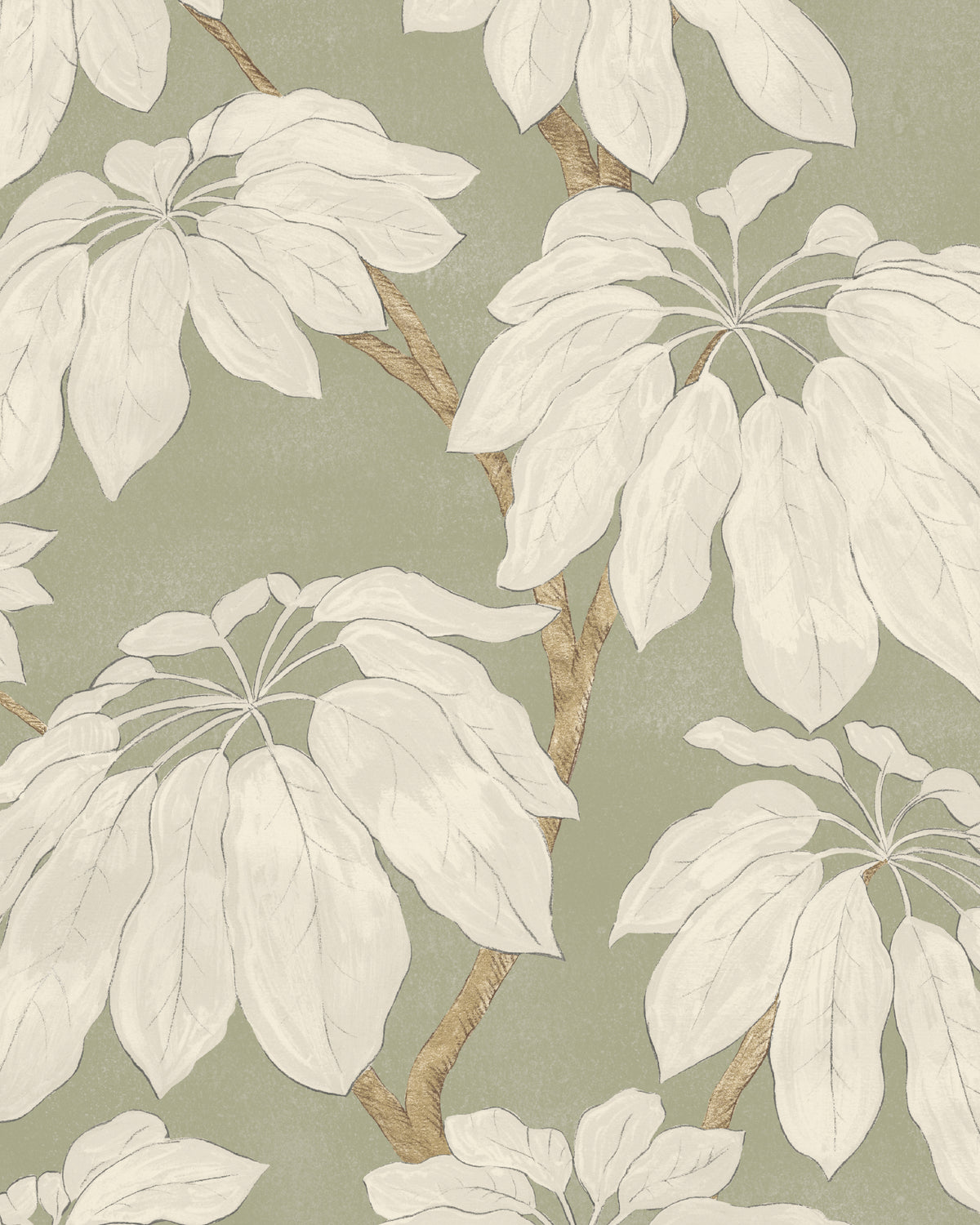 Pondicherry Wallpaper in Sage color - pattern number PWC100019.30.0 - by The Pure Edit in the Sustainable Wallcovering collection