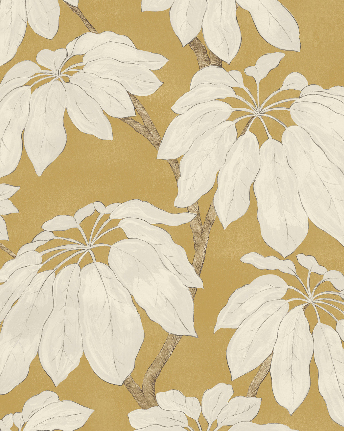 Pondicherry Wallpaper in Saffron color - pattern number PWC100019.4.0 - by The Pure Edit in the Sustainable Wallcovering collection