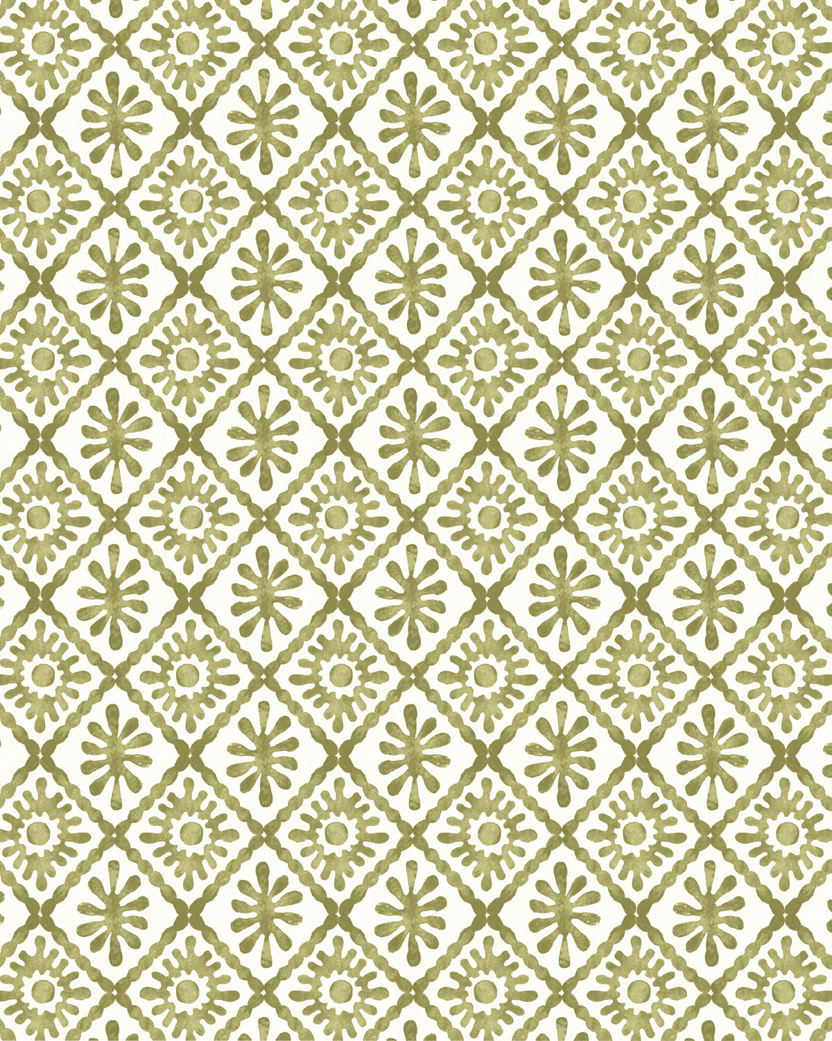 Sumana Wallpaper in Moss color - pattern number PWC100021.23.0 - by The Pure Edit in the Sustainable Wallcovering collection