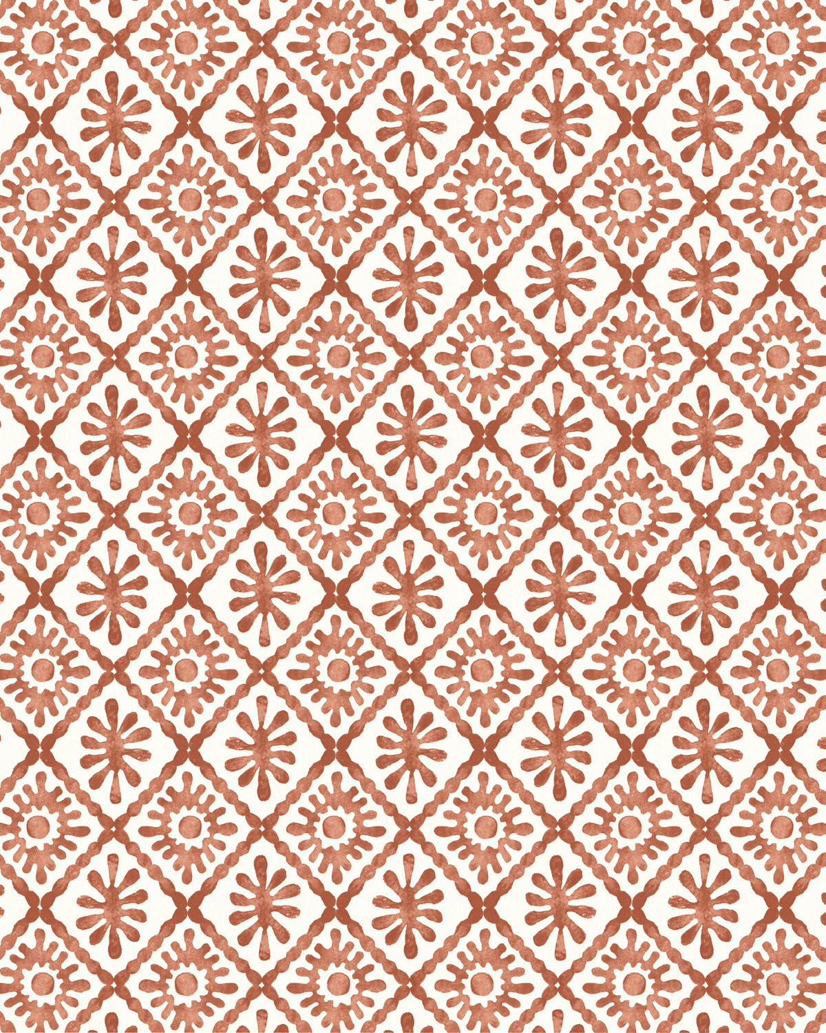 Sumana Wallpaper in Madder color - pattern number PWC100021.24.0 - by The Pure Edit in the Sustainable Wallcovering collection