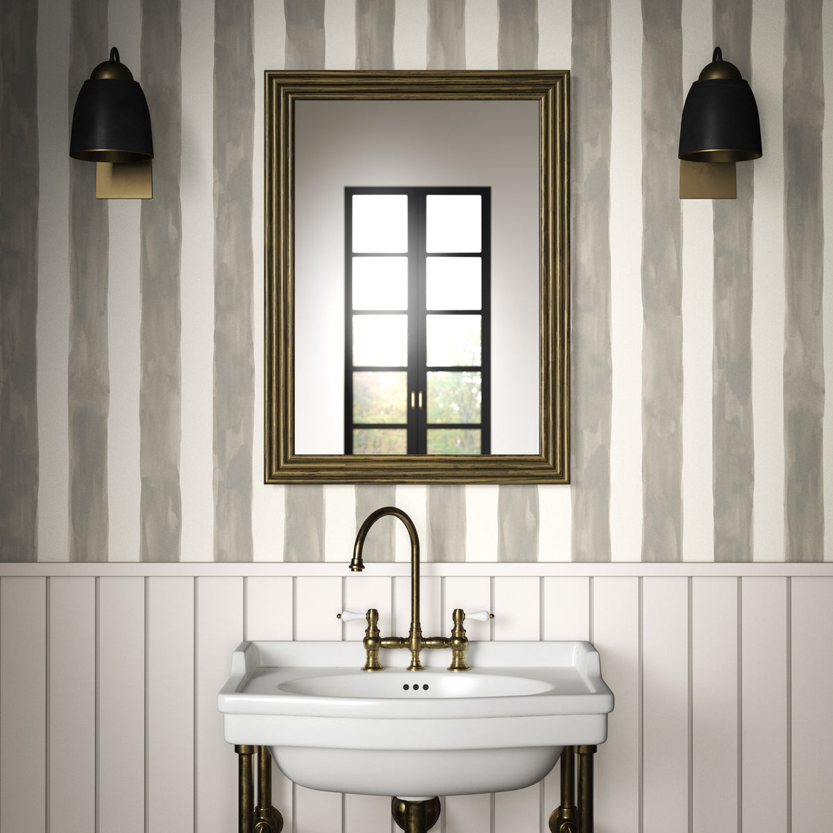 Tassa Grande Wallpaper in Fog color - pattern number PWC100023.11.0 - by The Pure Edit in the Sustainable Wallcovering collection