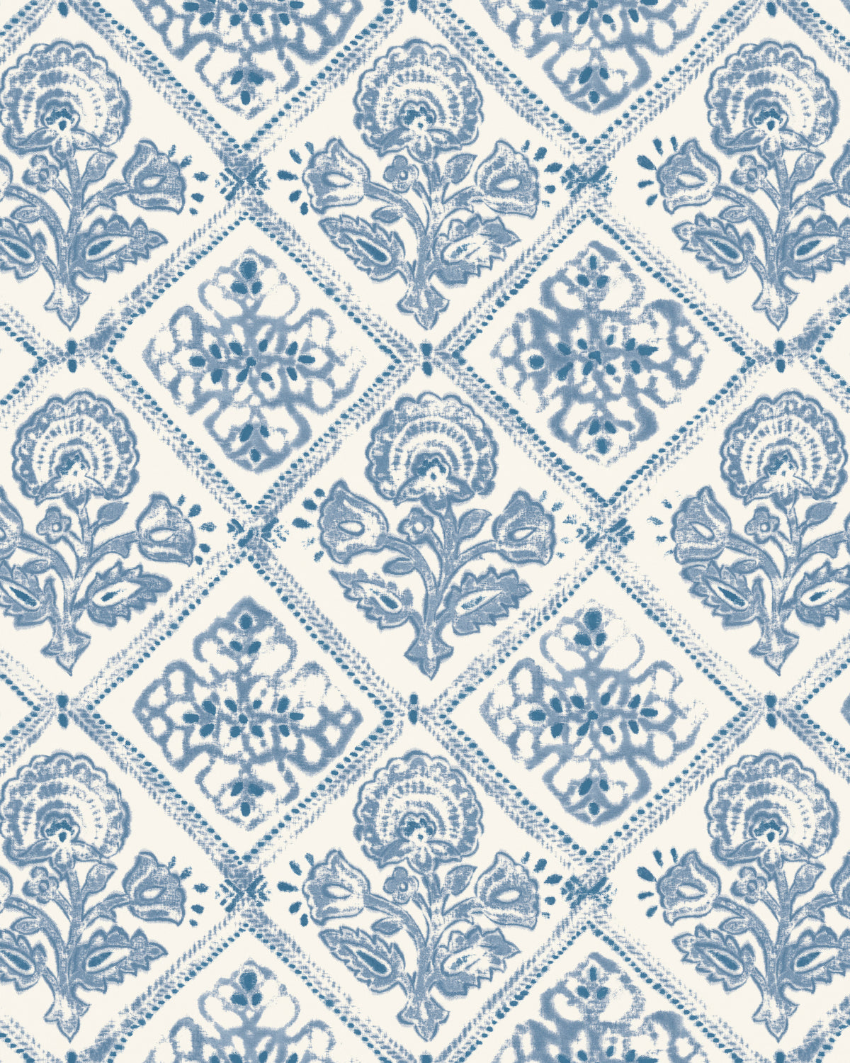 Watika Wallpaper in Delft color - pattern number PWC100025.5.0 - by The Pure Edit in the Sustainable Wallcovering collection