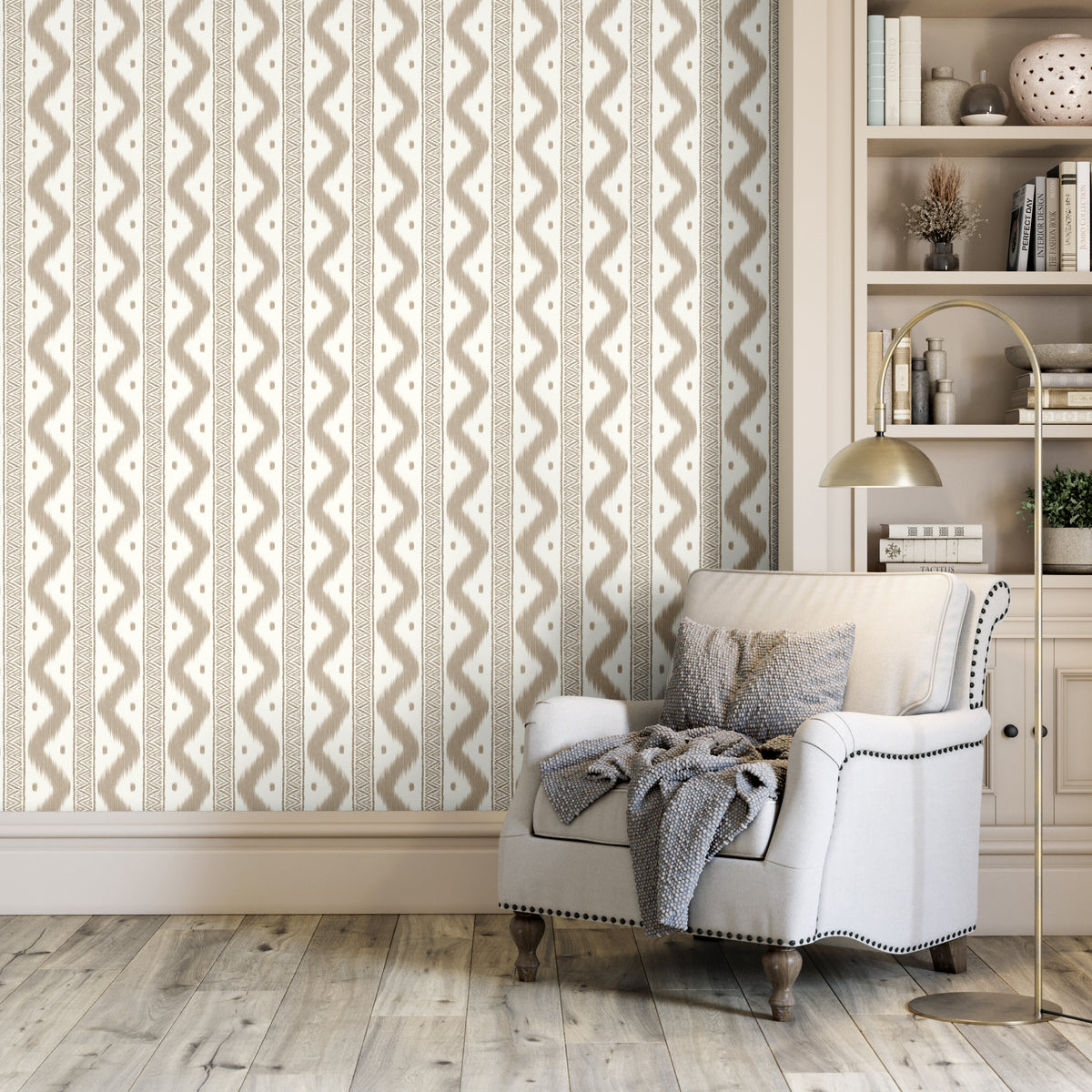 Zena Sand PWC100027.16.0 Wallpaper by The Pure Edit - Wallpapers To Go