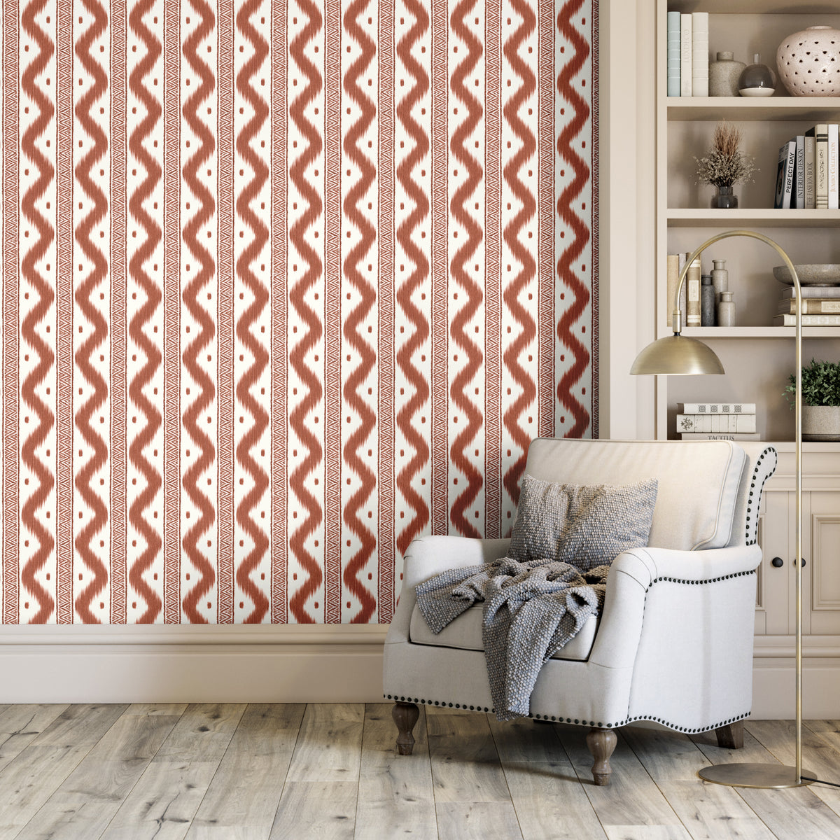Zena Rust PWC100027.24.0 Wallpaper by The Pure Edit - Wallpapers To Go