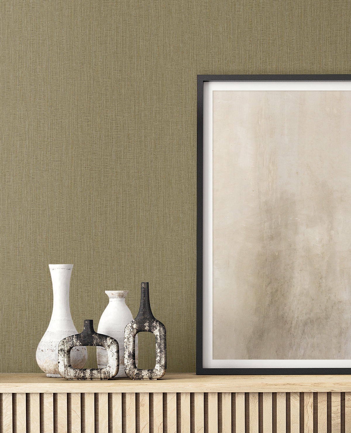 Natural Tether wallpaper in burlap color - pattern number RA41515 - by Seabrook in the Raffia collection