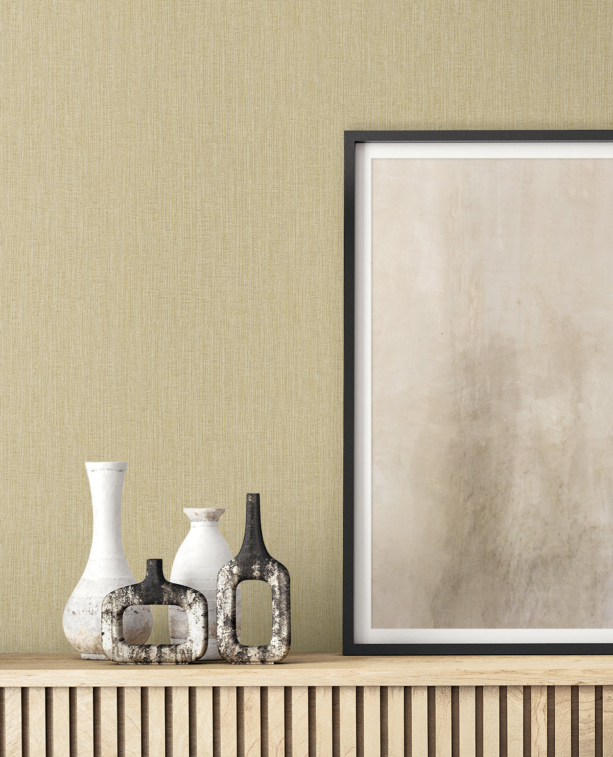 Natural Tether wallpaper in tan color - pattern number RA41520 - by Seabrook in the Raffia collection