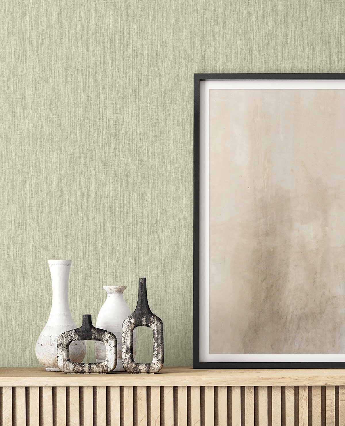 Natural Tether wallpaper in oyster color - pattern number RA41526 - by Seabrook in the Raffia collection