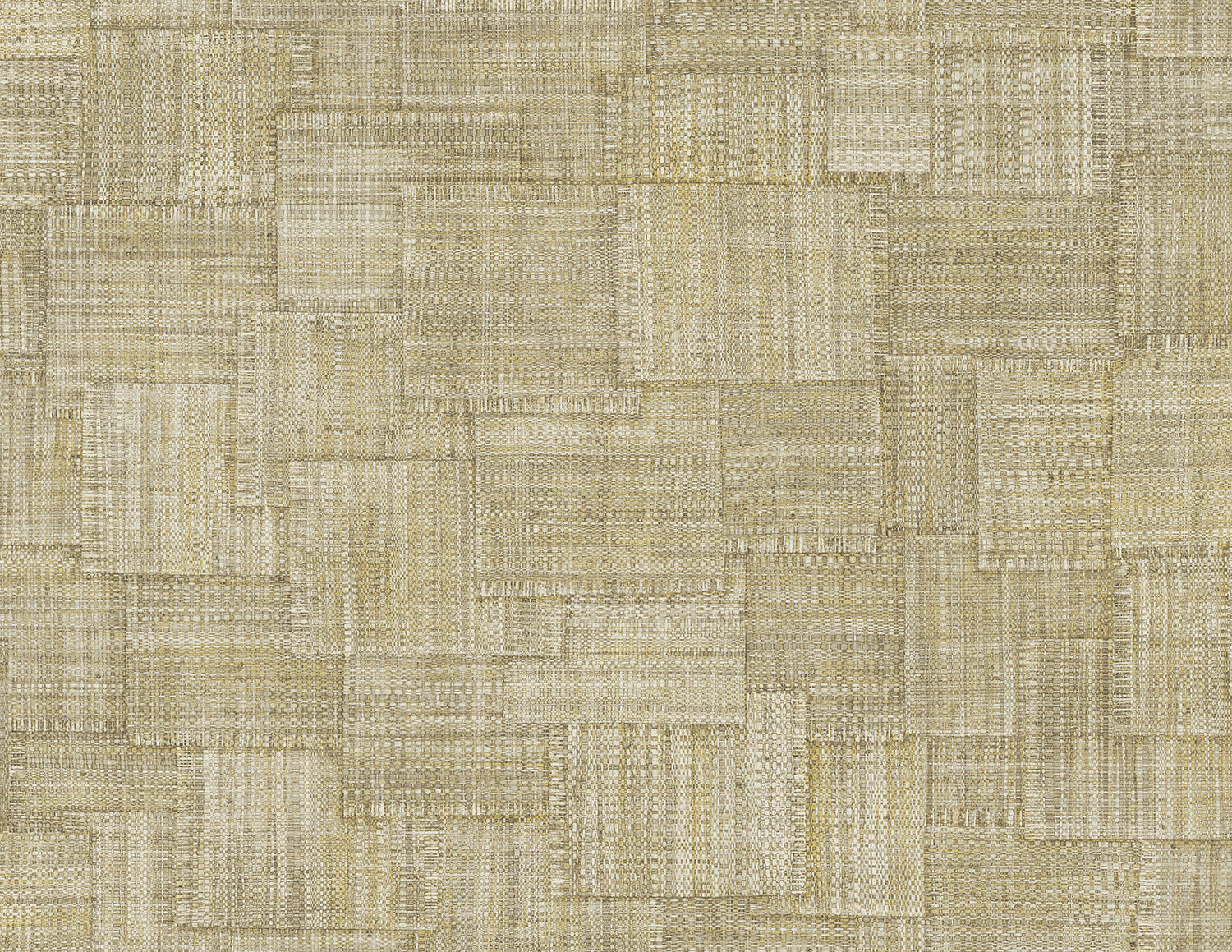 Woven Blocks wallpaper in beige color - pattern number RA41704 - by Seabrook in the Raffia collection