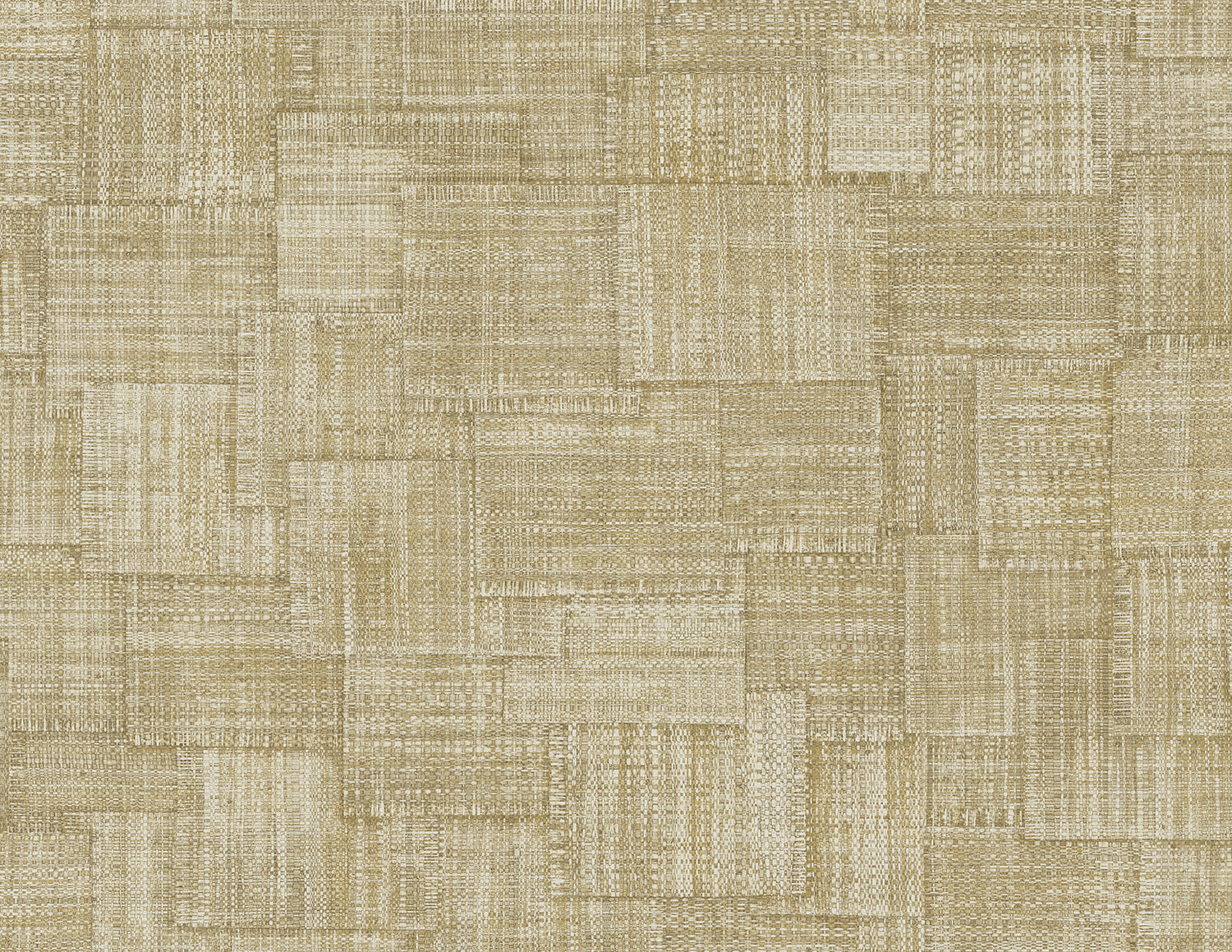 Woven Blocks wallpaper in dune color - pattern number RA41705 - by Seabrook in the Raffia collection