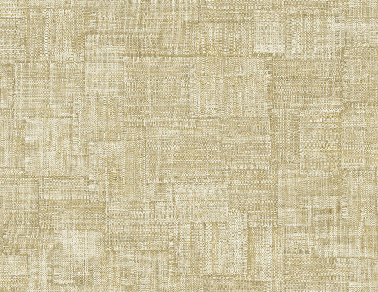 Woven Blocks wallpaper in parchment color - pattern number RA41714 - by Seabrook in the Raffia collection