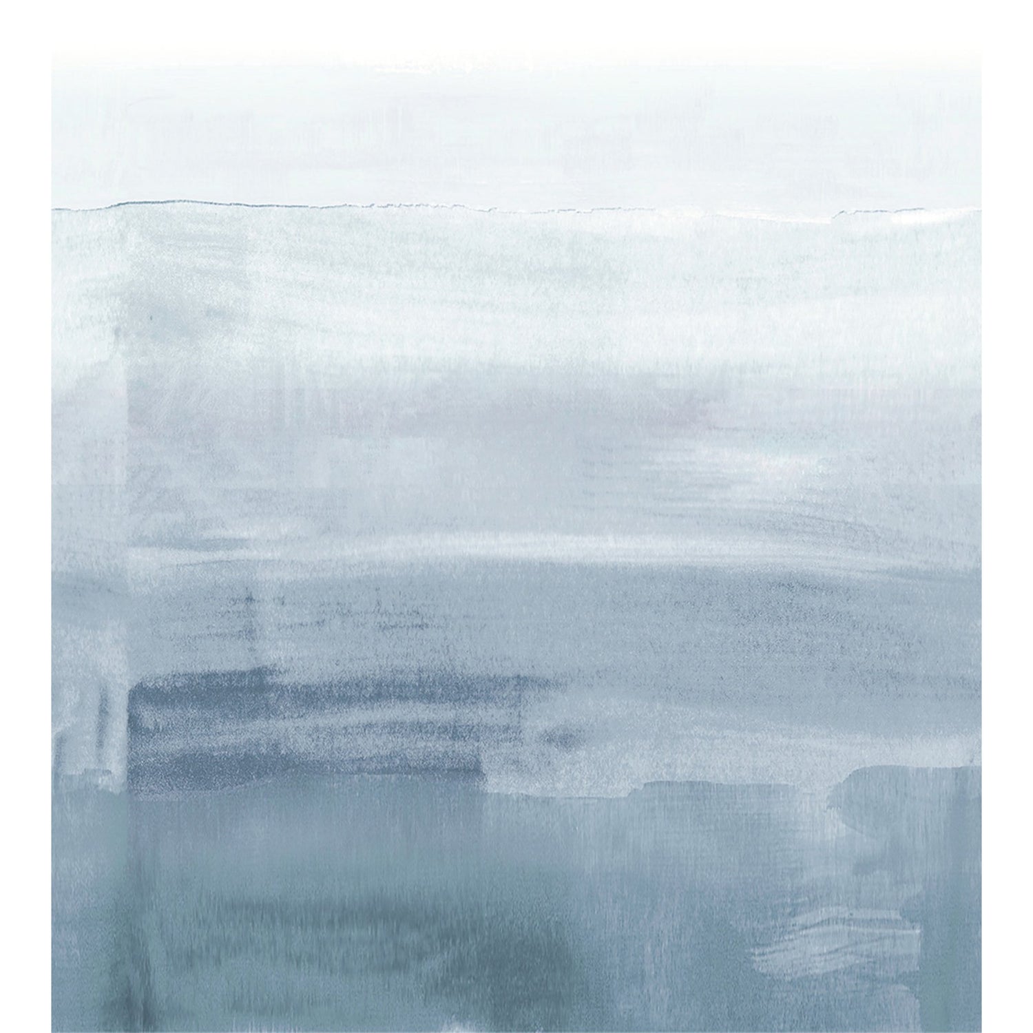 Layered 4 Panel Mural in blue color - pattern number RB251 - by Grandeco in the Day Dreamers collection