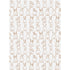 Bunnies 4 Panel Mural in beige color - pattern number RB306 - by Grandeco in the Day Dreamers collection