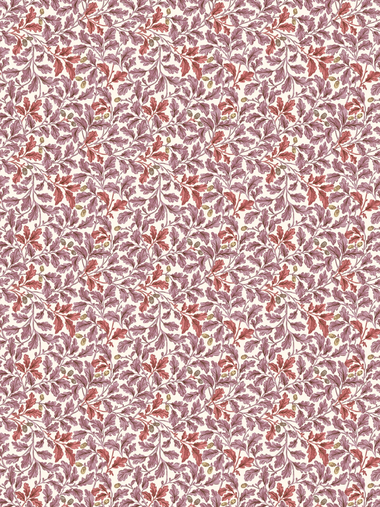 Oaktree wallpaper in berry color - pattern number SC WP16089D0003 - by Scalamandre in the  collection