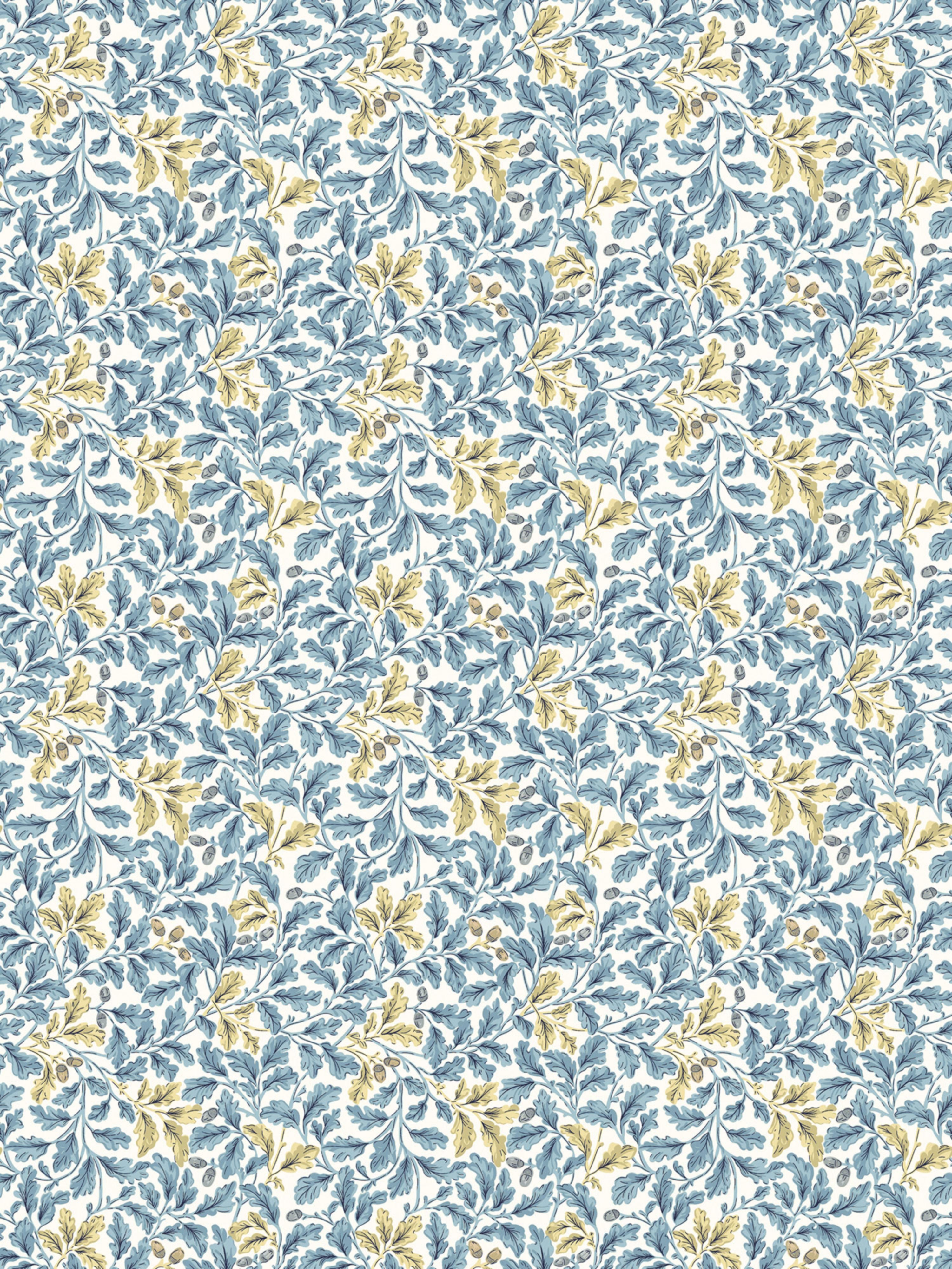 Oaktree wallpaper in golden teal color - pattern number SC WP16089D0005 - by Scalamandre in the  collection