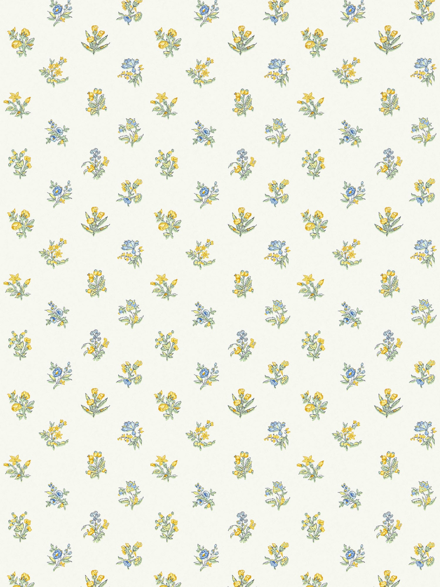 Summer Flora wallpaper in golden meadow color - pattern number SC WP81053D0001 - by Scalamandre in the  collection