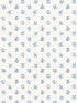 Summer Flora wallpaper in aqua bluejay color - pattern number SC WP81053D0003 - by Scalamandre in the  collection