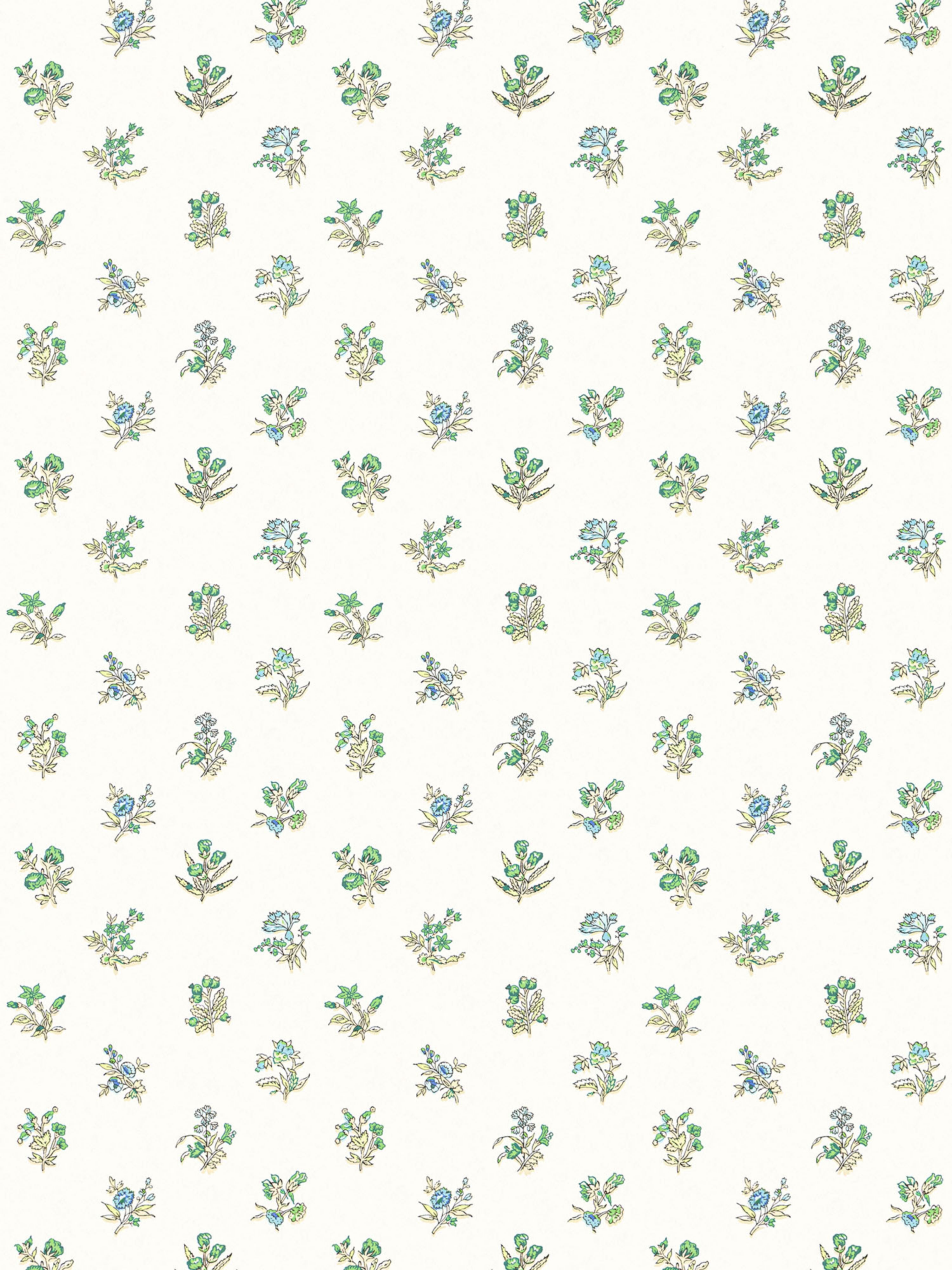 Summer Flora wallpaper in key lime color - pattern number SC WP81053D0009 - by Scalamandre in the  collection