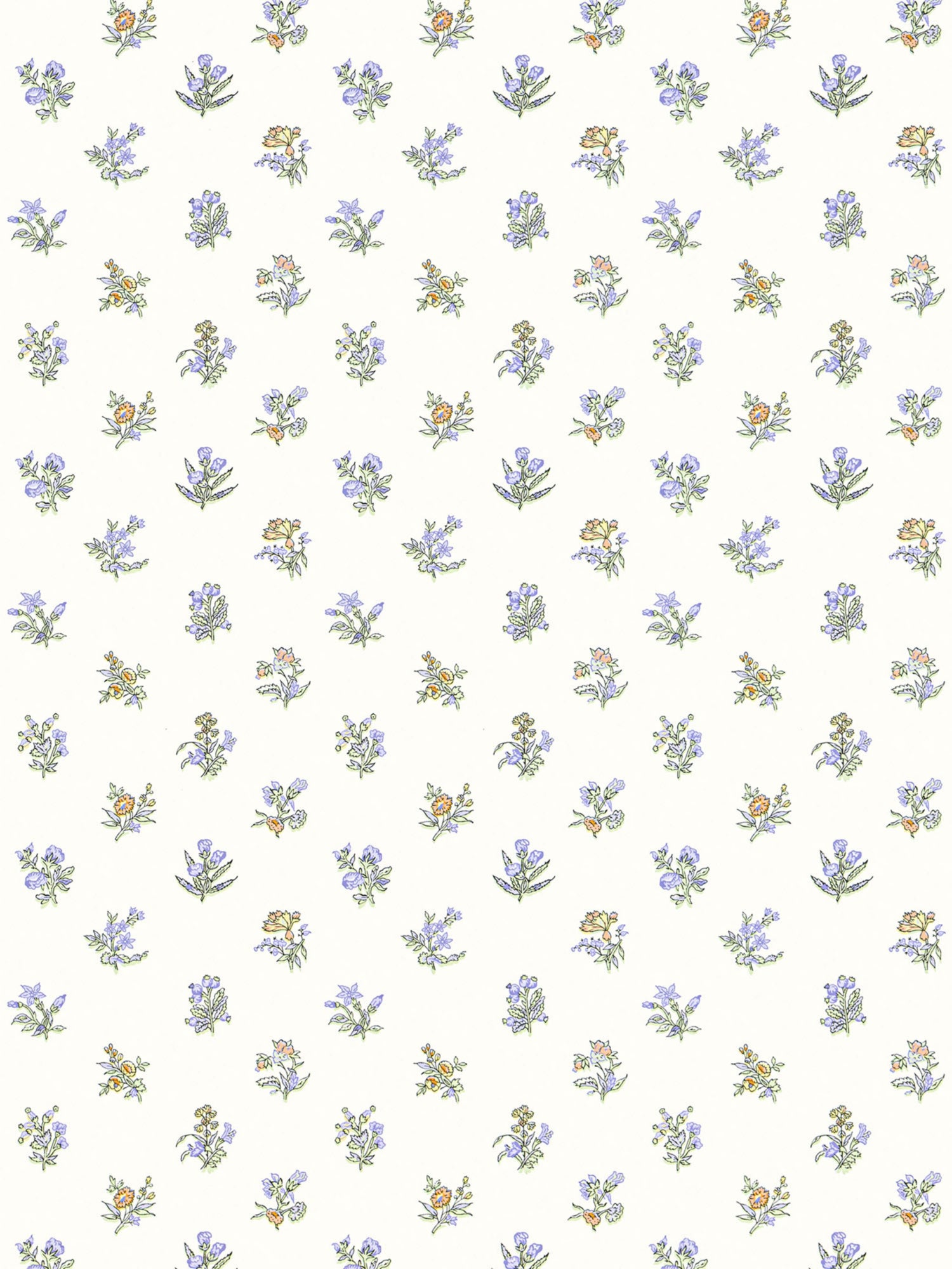 Summer Flora wallpaper in lavender color - pattern number SC WP81053D0010 - by Scalamandre in the  collection