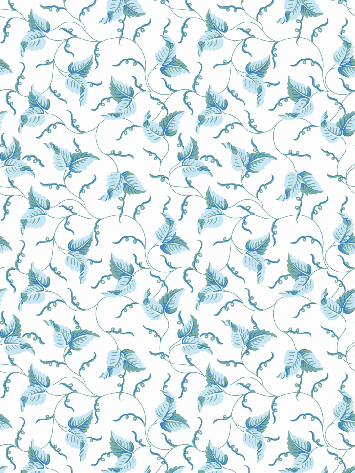 Angle Leaf wallpaper in sky garden color - pattern number SC WP81525D0004 - by Scalamandre in the  collection
