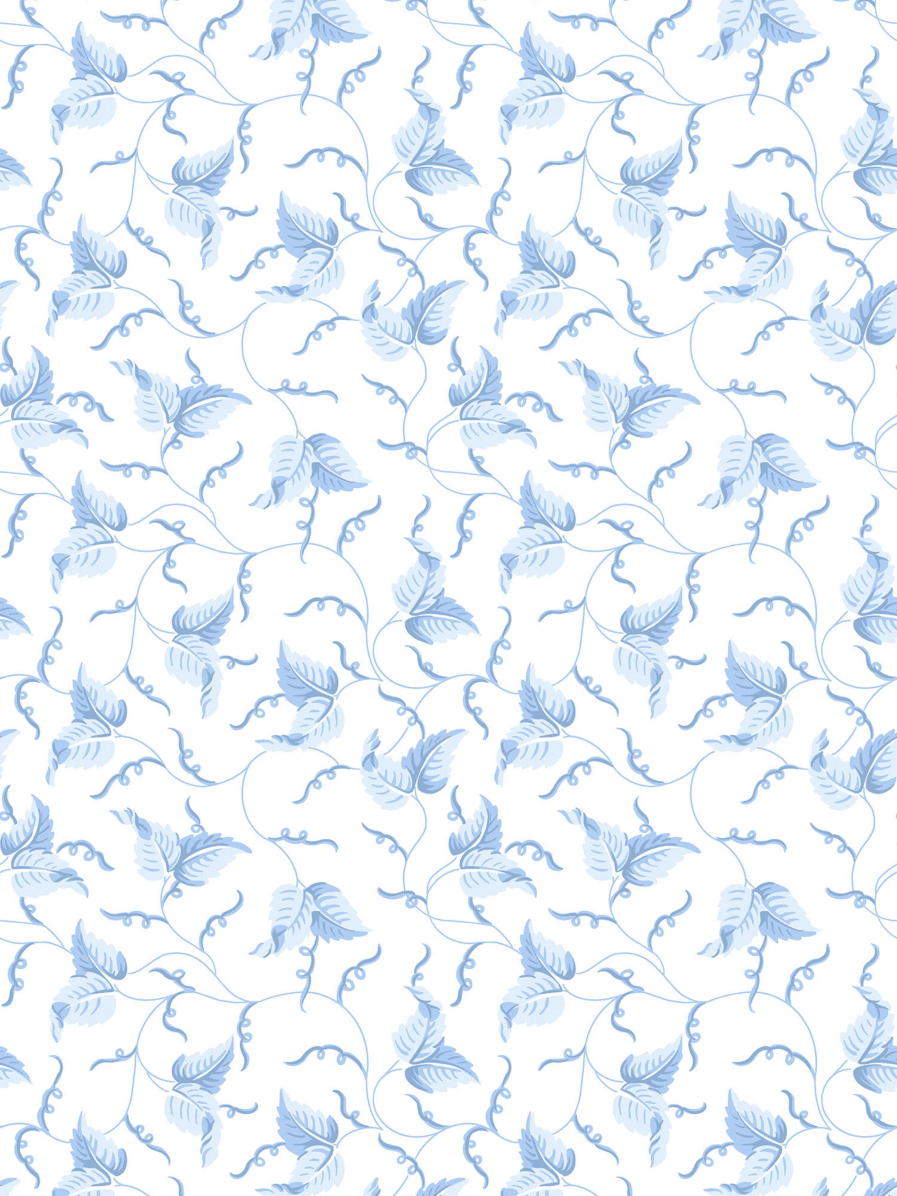 Angle Leaf wallpaper in blue jay color - pattern number SC WP81525D0008 - by Scalamandre in the  collection