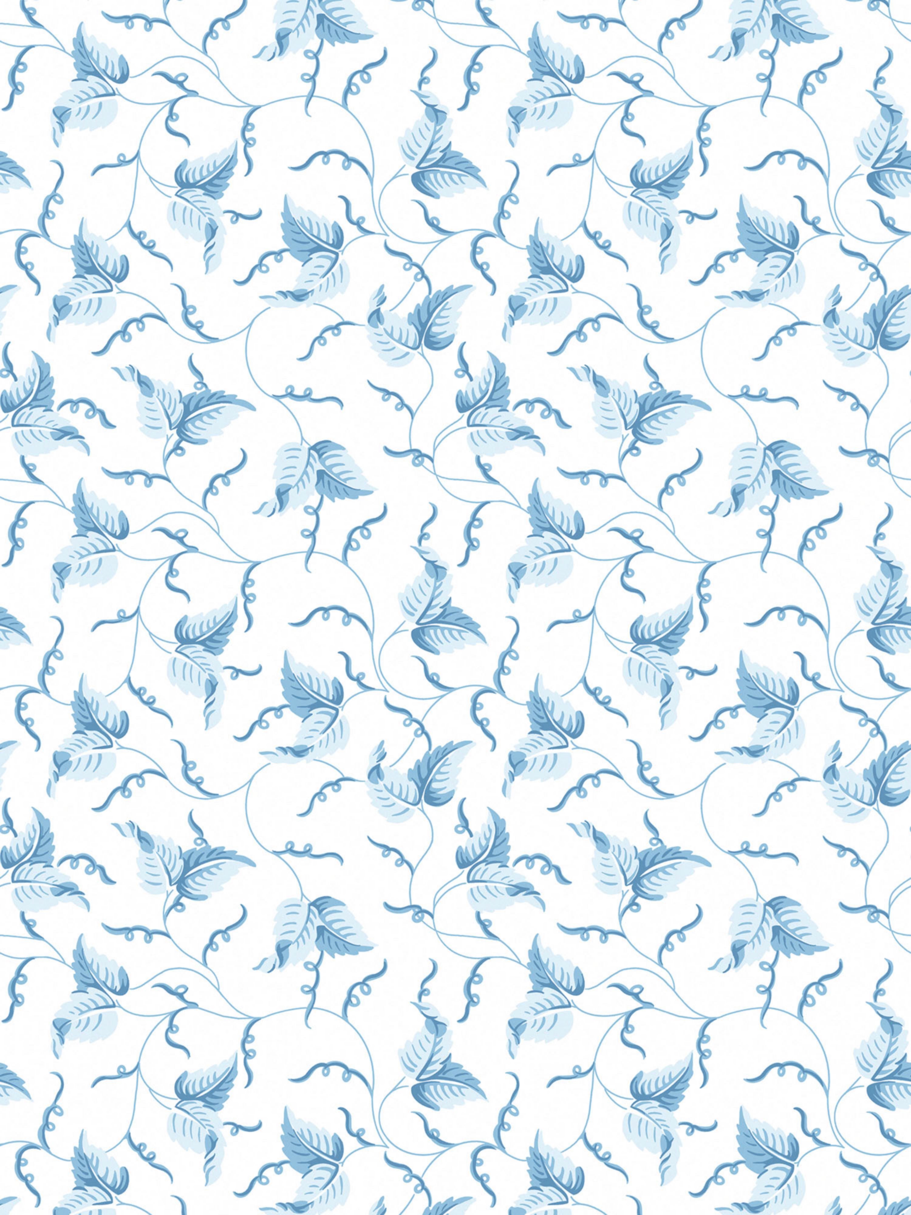 Angle Leaf wallpaper in robins egg color - pattern number SC WP81525D0009 - by Scalamandre in the  collection
