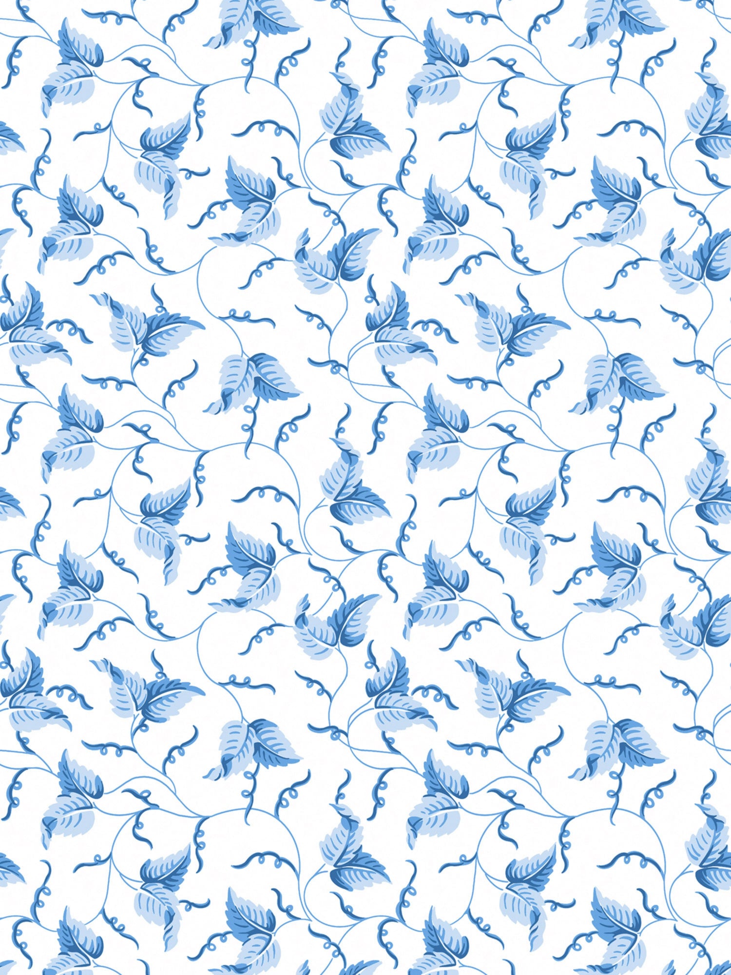 Angle Leaf wallpaper in cobalt color - pattern number SC WP81525D0010 - by Scalamandre in the  collection