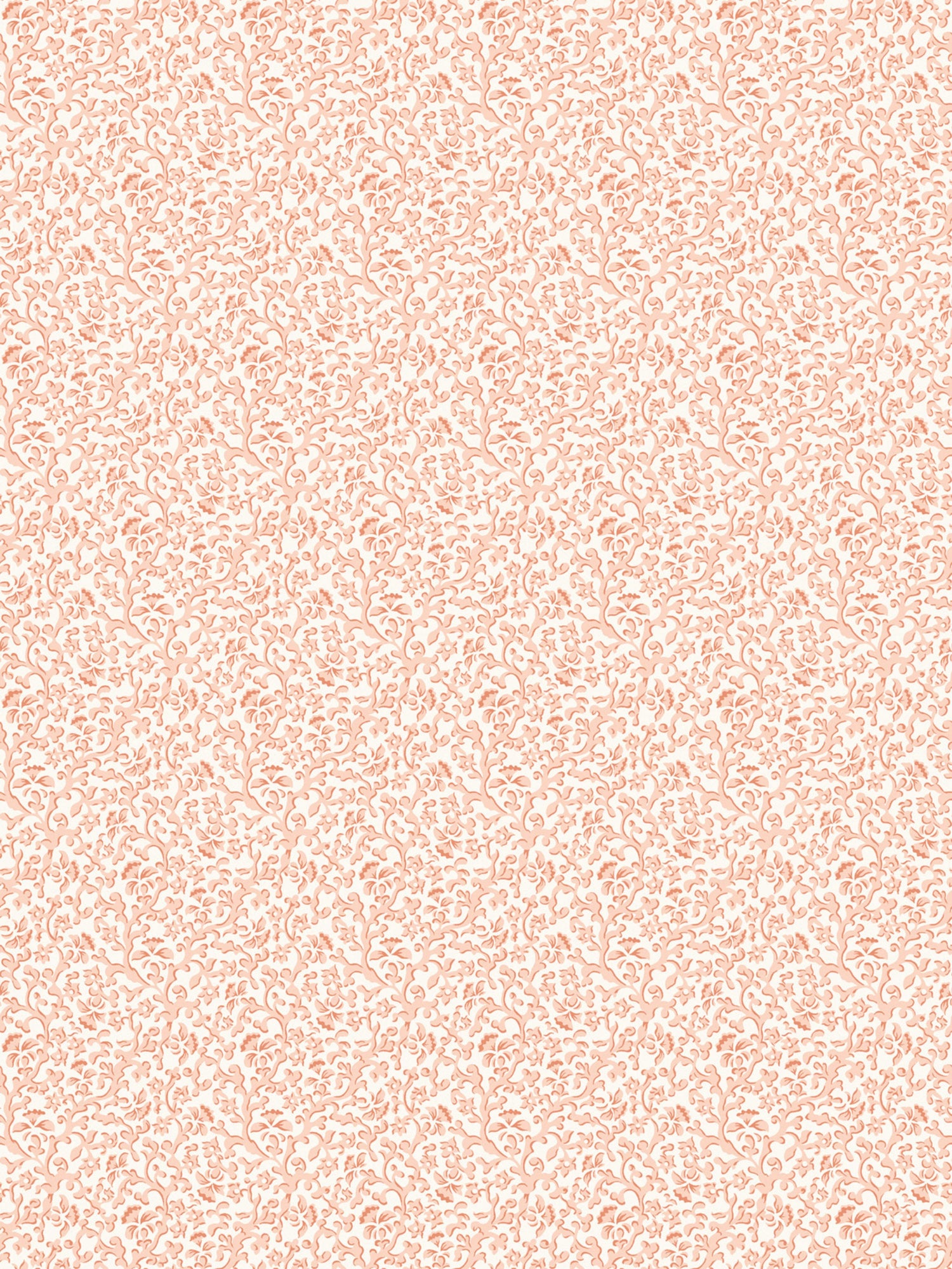 Bandbox wallpaper in peach color - pattern number SC WP88087D0003 - by Scalamandre in the  collection