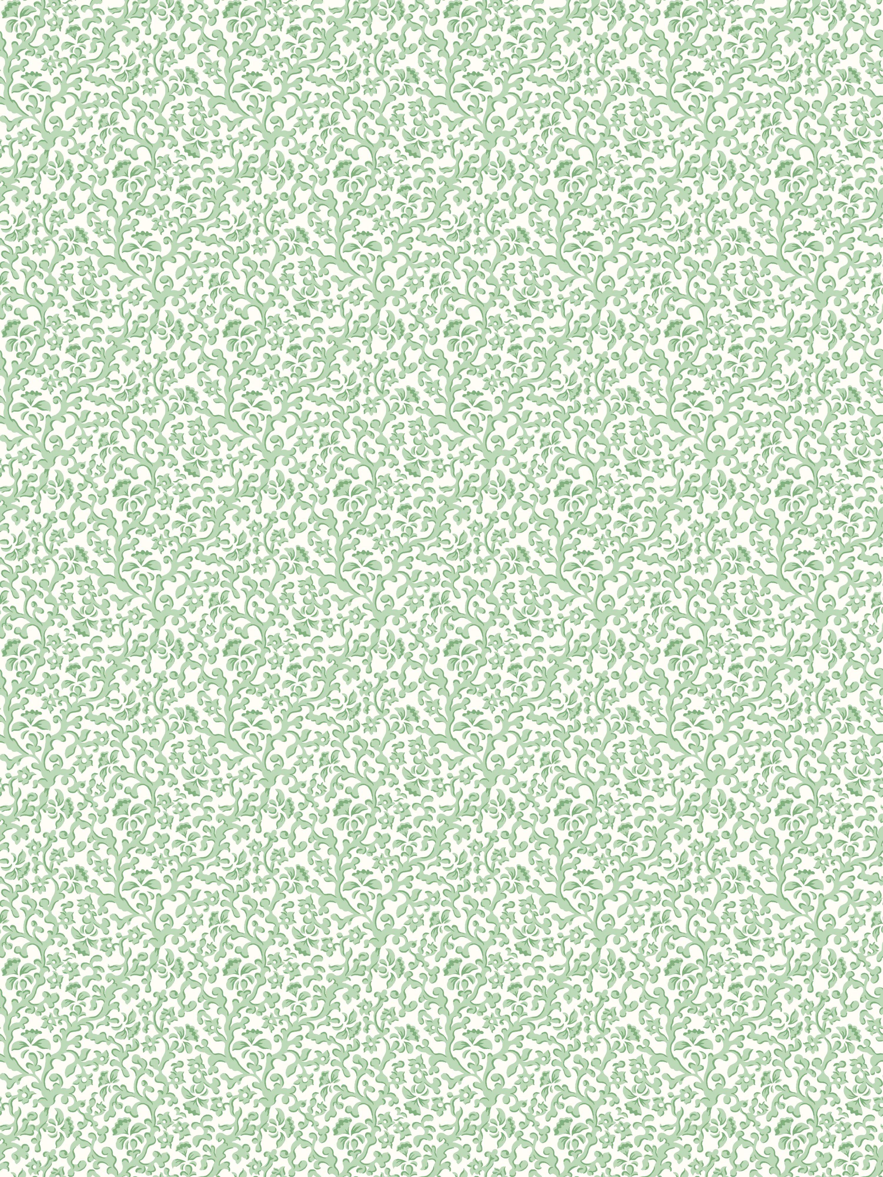 Bandbox wallpaper in meadow color - pattern number SC WP88087D0010 - by Scalamandre in the  collection
