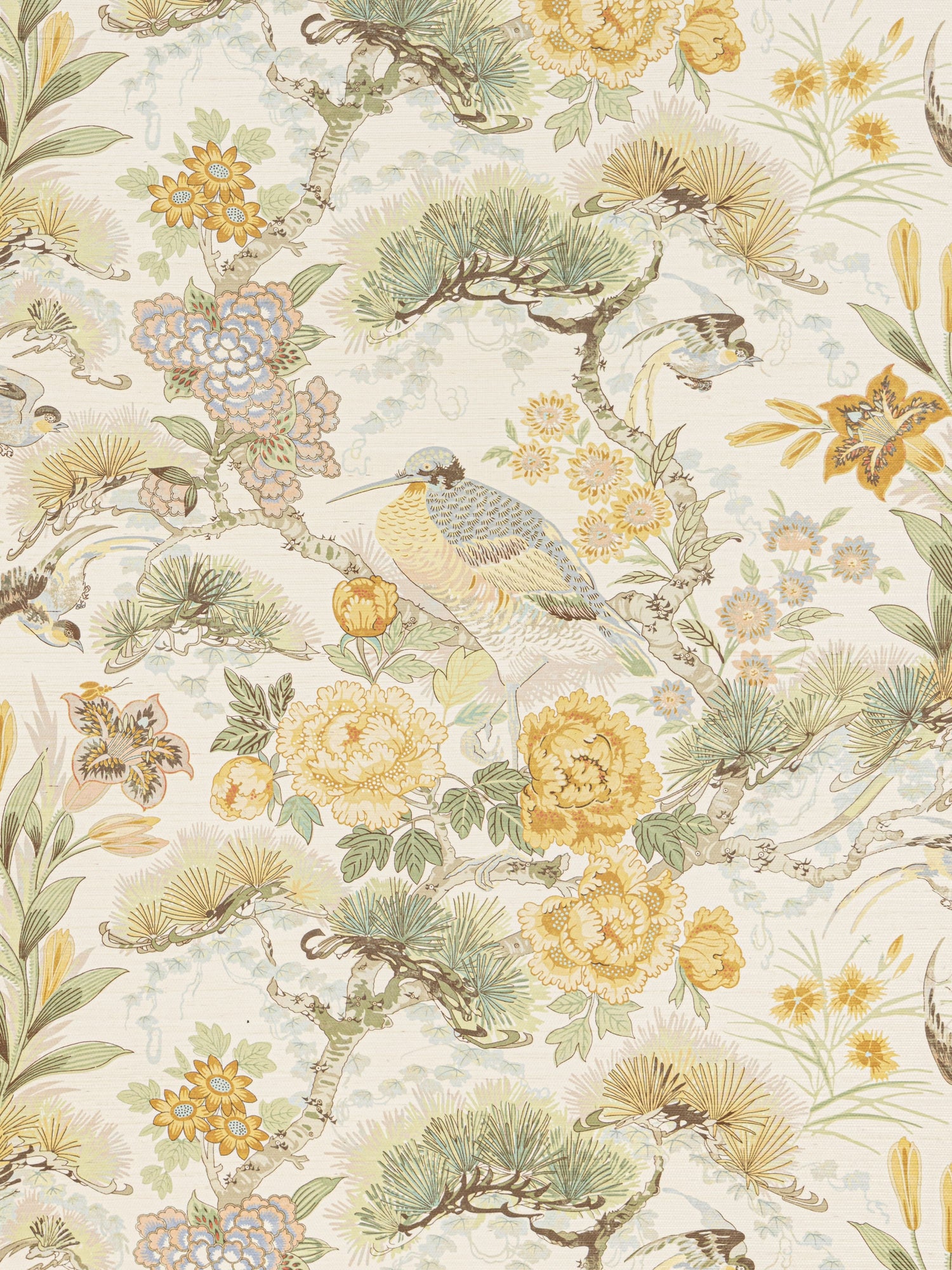 Shenyang Sisal Wallpaper in Buttercup Meadow color - pattern number SC WP88380D0005 - by Scalamandre in the collection