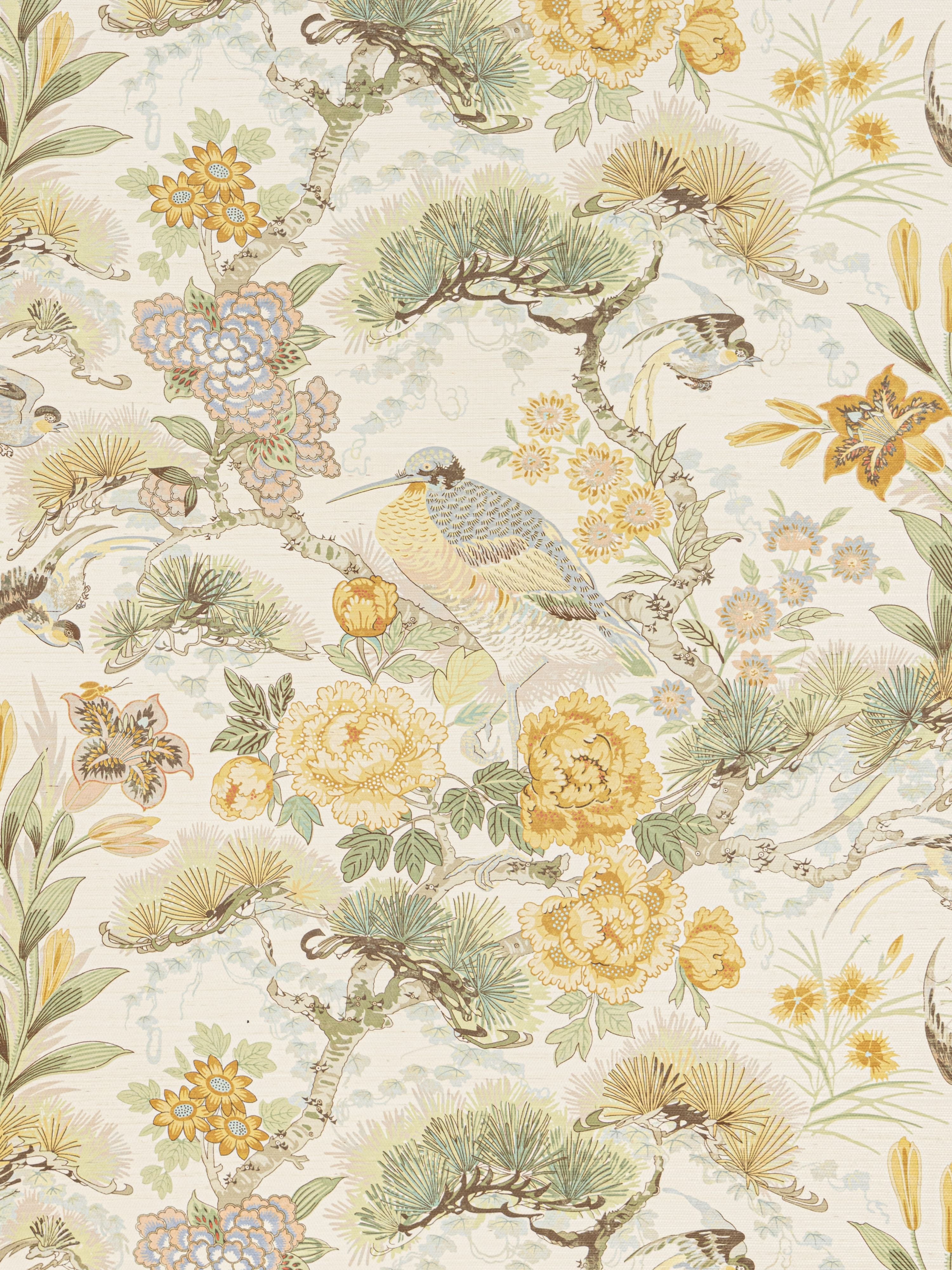 Shenyang Sisal Wallpaper in Buttercup Meadow color - pattern number SC WP88380D0005 - by Scalamandre in the collection