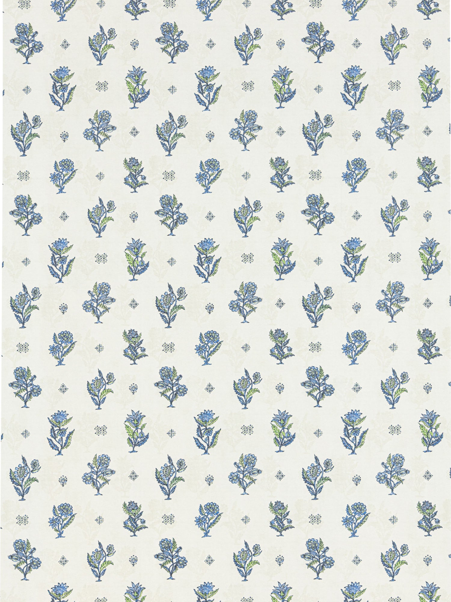 Calico wallpaper in lapis olive color - pattern number SC WP88612D0006 - by Scalamandre in the  collection