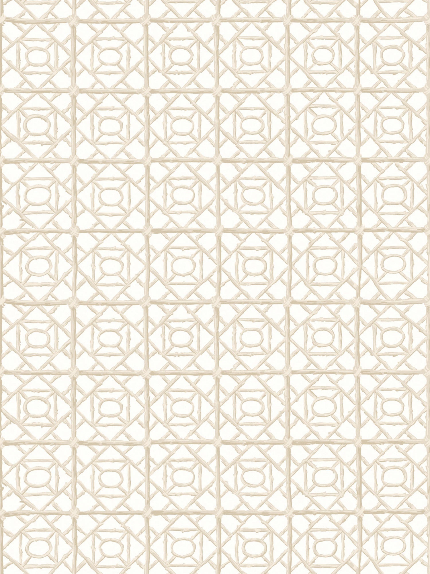 Ormond Fret wallpaper in buttercream color - pattern number SC WP88613D0002 - by Scalamandre in the  collection
