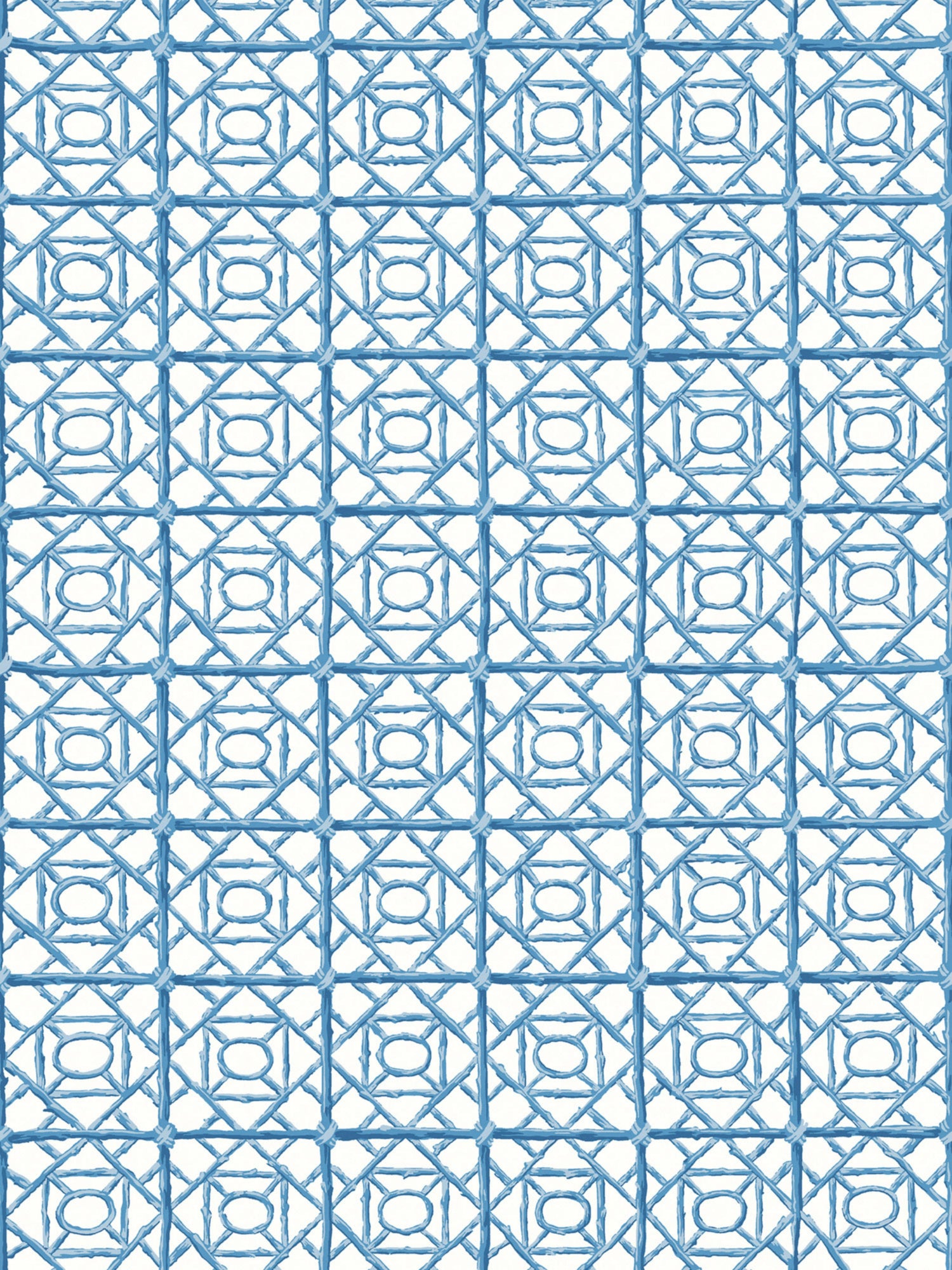 Ormond Fret wallpaper in cobalt color - pattern number SC WP88613D0009 - by Scalamandre in the  collection