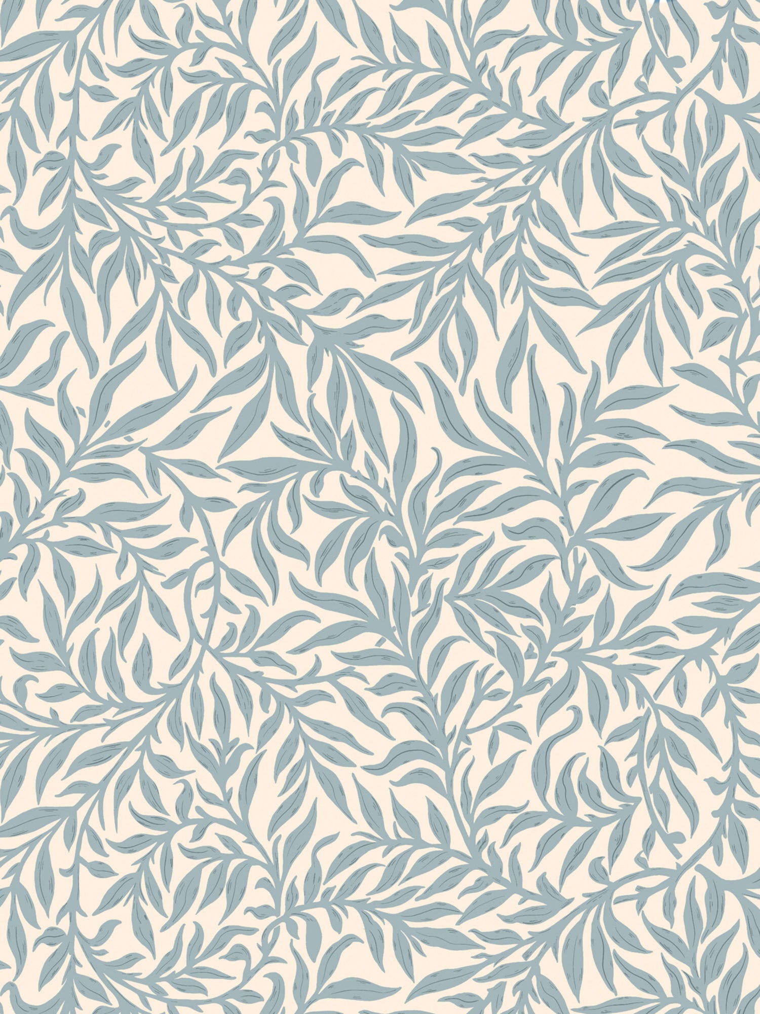 Willow wallpaper in misty blue color - pattern number SC WP88614D0006 - by Scalamandre in the  collection