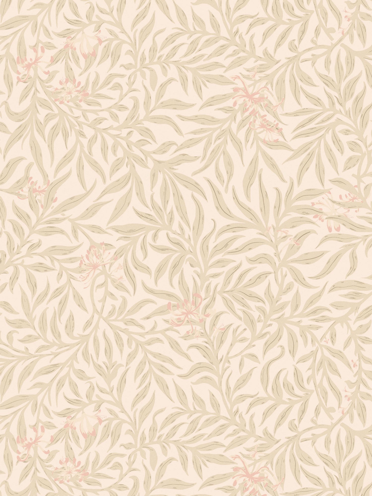 Honeysuckle wallpaper in driftwood color - pattern number SC WP88617D0001 - by Scalamandre in the  collection